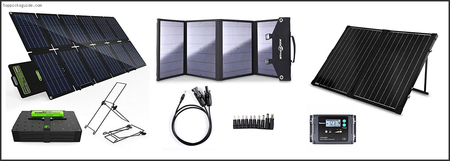 Top 10 Best Portable 100w Solar Panels With Buying Guide